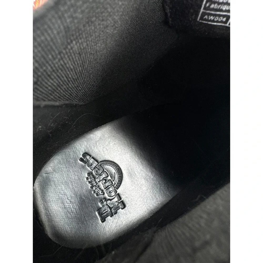 Dr. Martens Hurston Black Leather‎ Heeled Chelsea Boots Womens 8 AW004